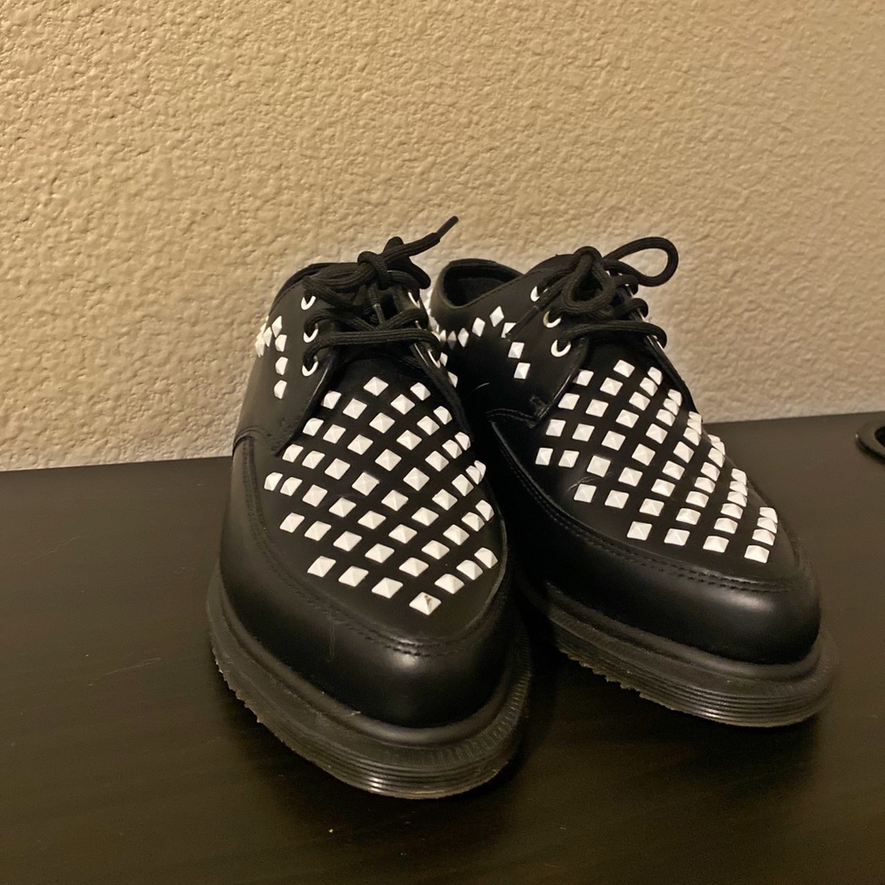 Dr. Martens Willis Black Stud Shoes